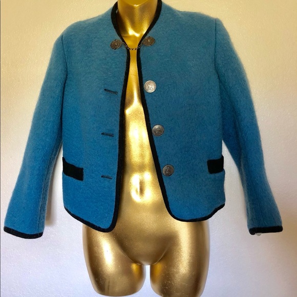 Blue thick Coat/Blazer - Picture 4 of 4